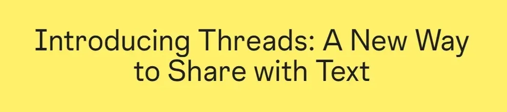 what is threads an Instagram App?