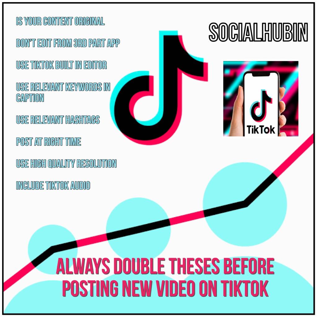 Things to keep in mind when posting a new video on tiktok