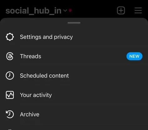 enabling Instagram quiet mode 