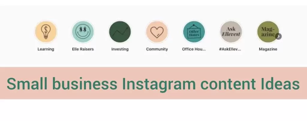 small business Instagram content ideas