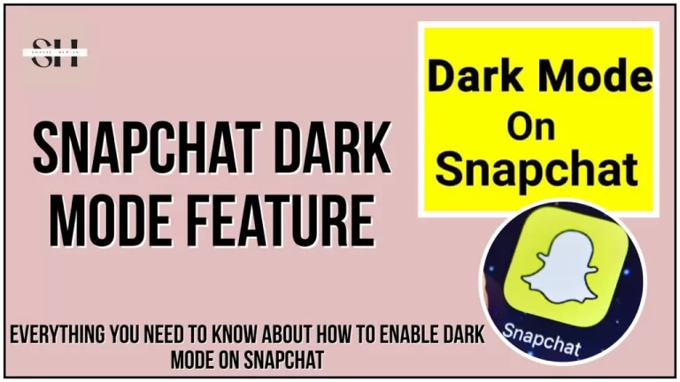 snapchat dark mode feature