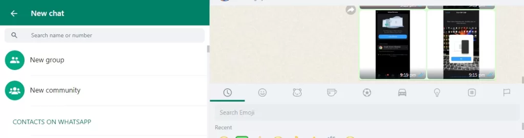 WhatsApp Groups on Desktop