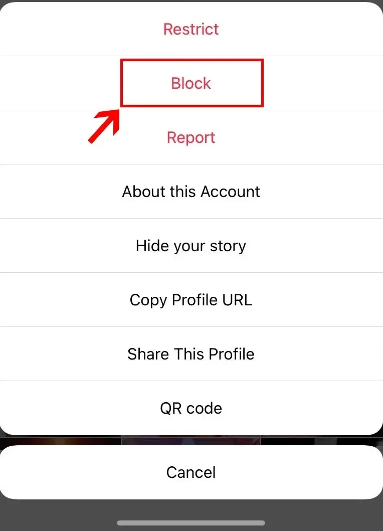 block someone on instagram