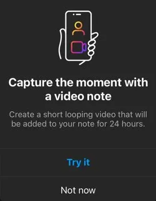 what are Instagram video notes