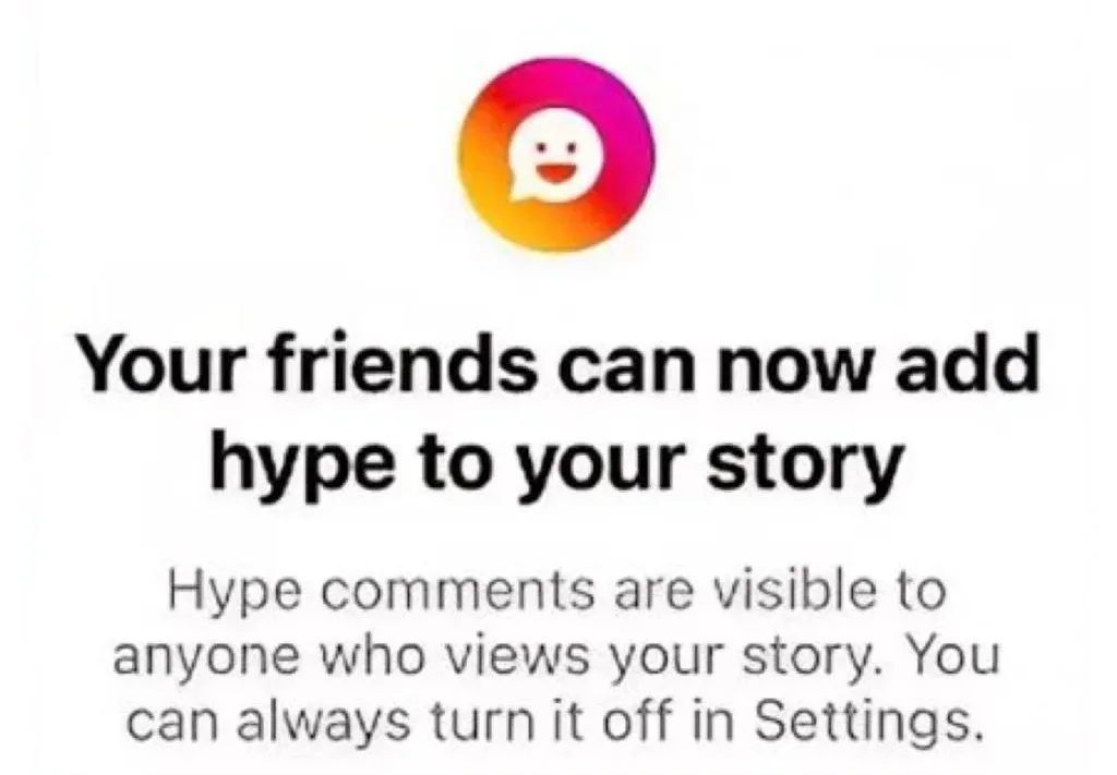 how to turn off hype comments on Instagram stories 