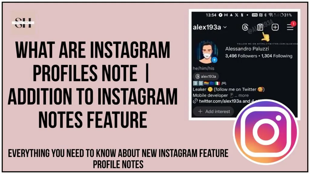 Instagram Profile Notes