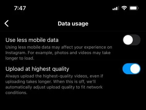 How To Fix Instagram Voice Message Not Playing by data saver