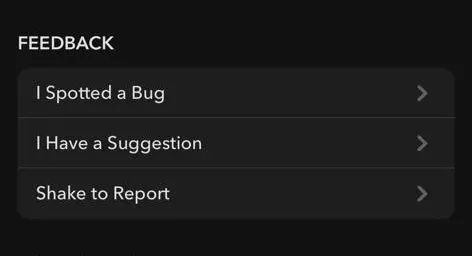 how can i give feedback to snapchat to make app better