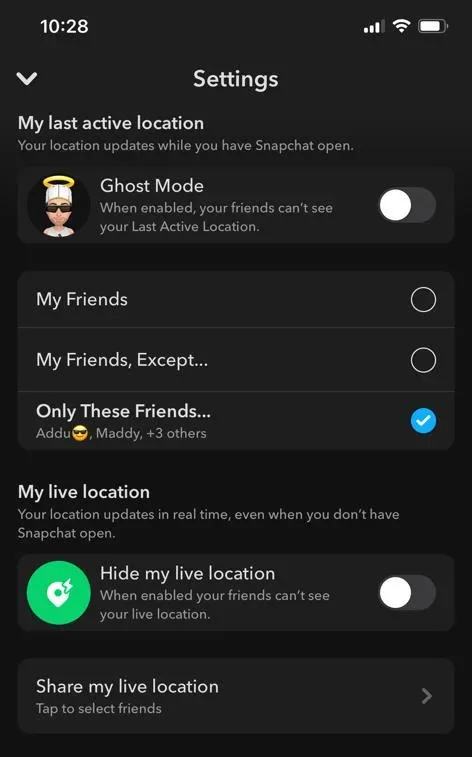 how to turn on ghost mode in snapchat