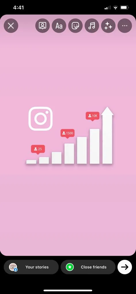 how to add music to Instagram story with lyrics