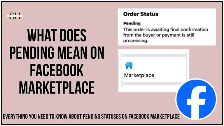 What Does Pending Mean On Facebook Marketplace