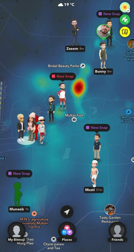 Instagram friend map feature 