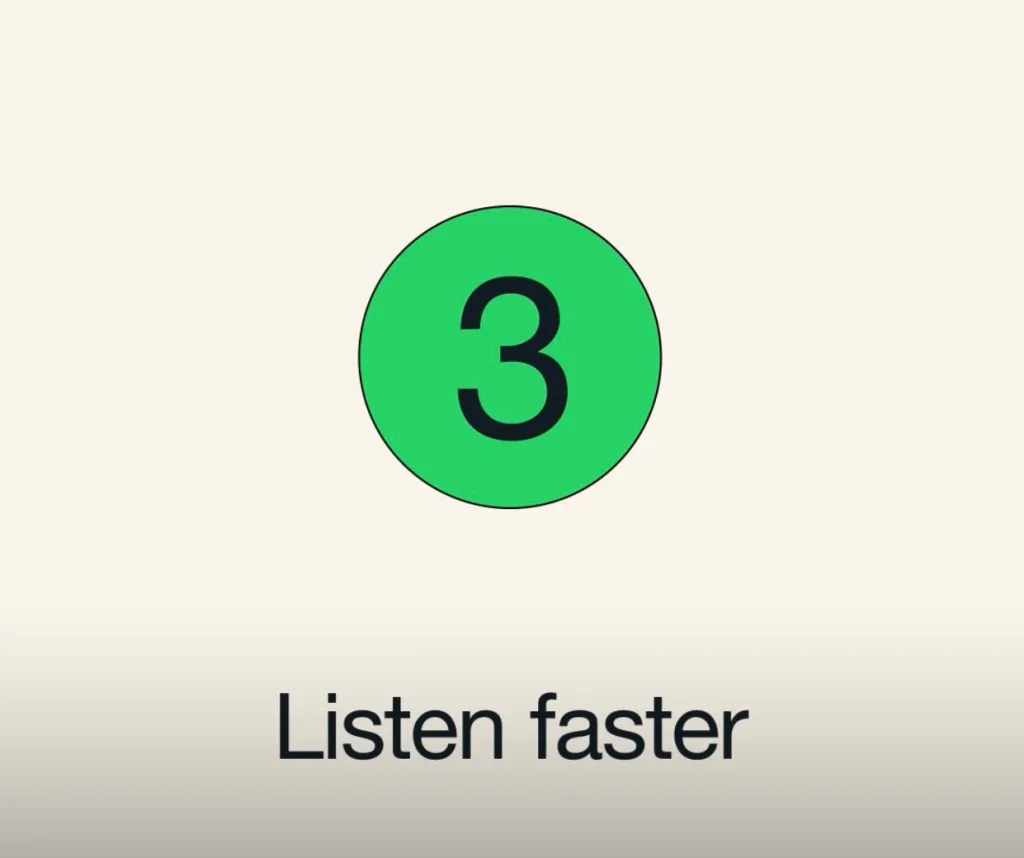 can i listen to whatsApp voice messages faster