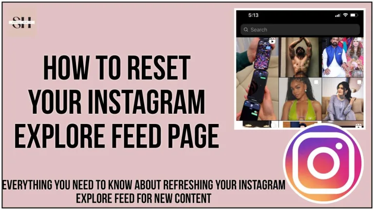 How To Reset Your Instagram Explore Page Feeds | For New Content | Easy Guide