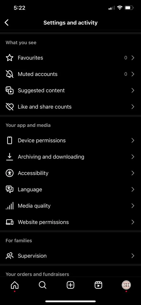 how do i refresh my Instagram feed for new content