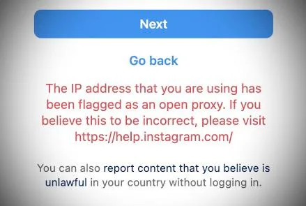 How can i get my Instagram IP Un ban