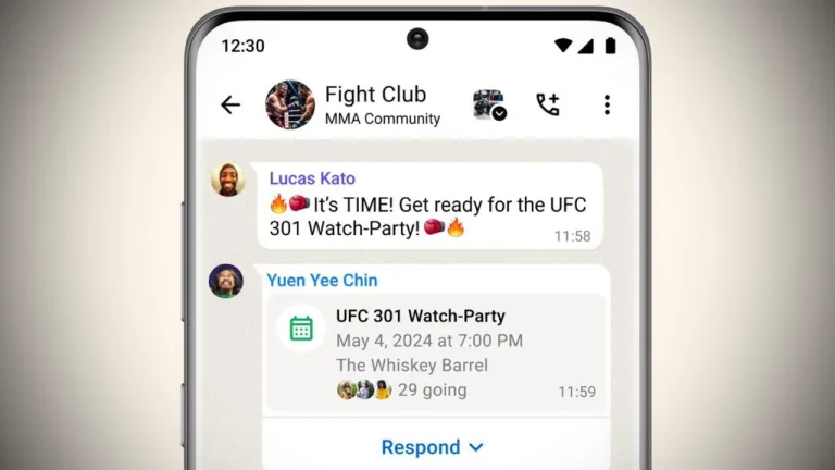 What is WhatsApp Community New Events Feature