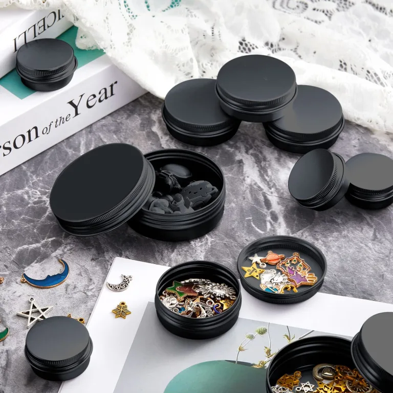 Are black tins durable for storing perishable goods?