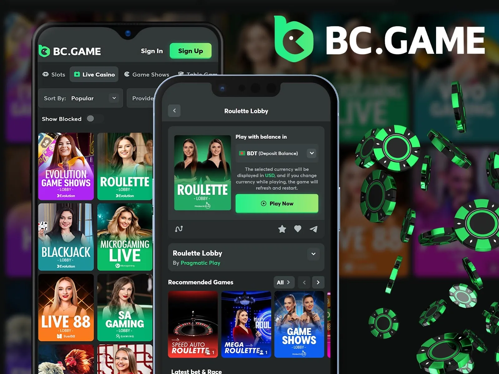 Step-by-Step Guide to Playing Live Casino Games on BC Game App