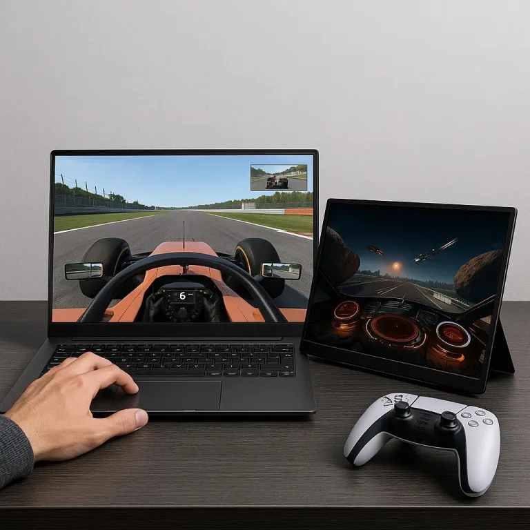 How to Use a Portable Monitor for Multi-Screen Simulation Gaming