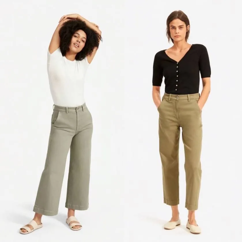 Straight Pants vs. Wide-Leg