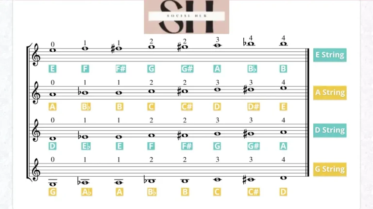Violin Notes Chart