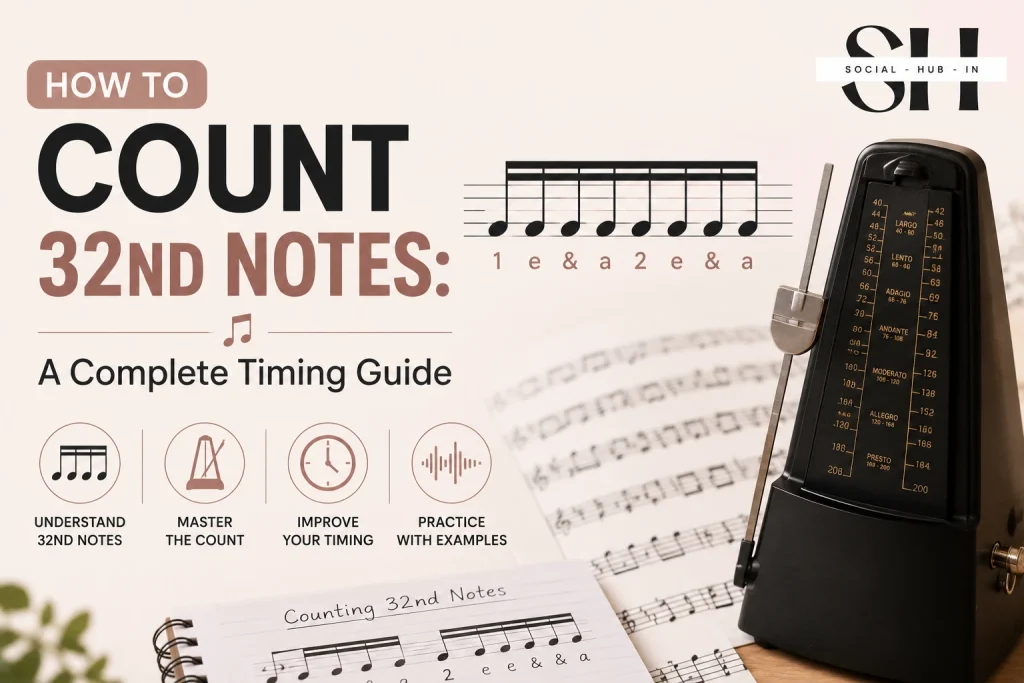 How to count 32nd notes