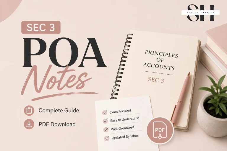 sec 3 poa notes